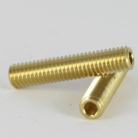 Metais Bronze sem cabeça sextavado oco hexagonal oco perno plano DIN 913