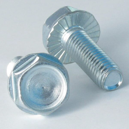 Parafuso autorroscante cabeça hexagonal flange com gola serrilhada Aço bruto DIN7500D DIN7500D EMB CR DIN6921